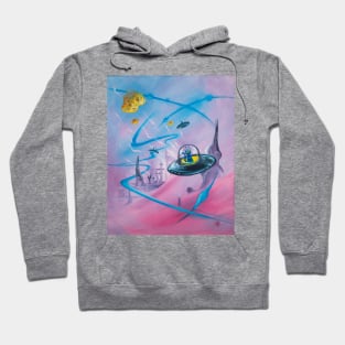 Zap Cat In the Cat Dimension Hoodie